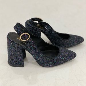 Shelly’s London Chester sling back heels